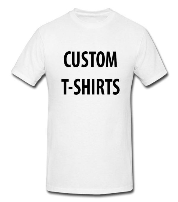 White custom T-shirt